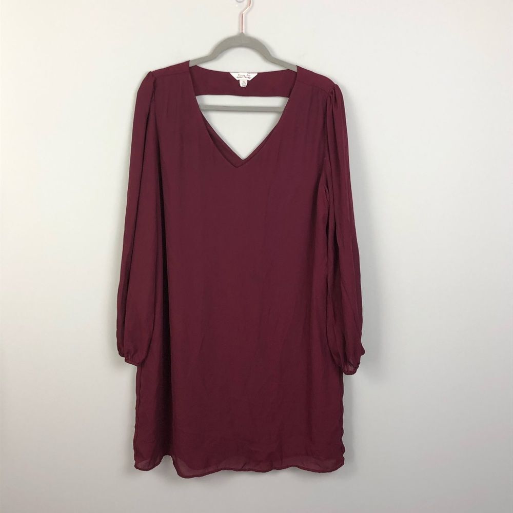 Krazy Kat Burgundy Dress